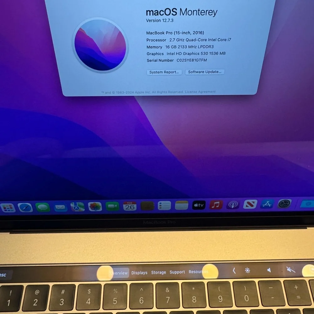 Apple MacBook Silver Laptop with Modern Design